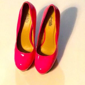 Neon Pink Pumps